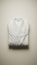 Heavyweight white gi with reinforced seams